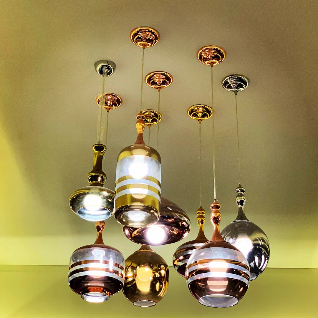 Luminaires suspendus en métal chic pour un intérieur moderne