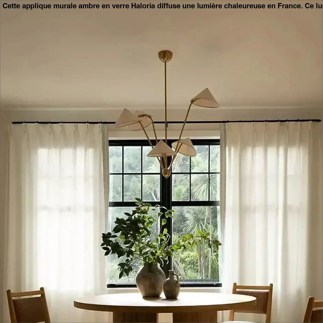 Suspension luminaire design minimaliste à formes coniques blanc