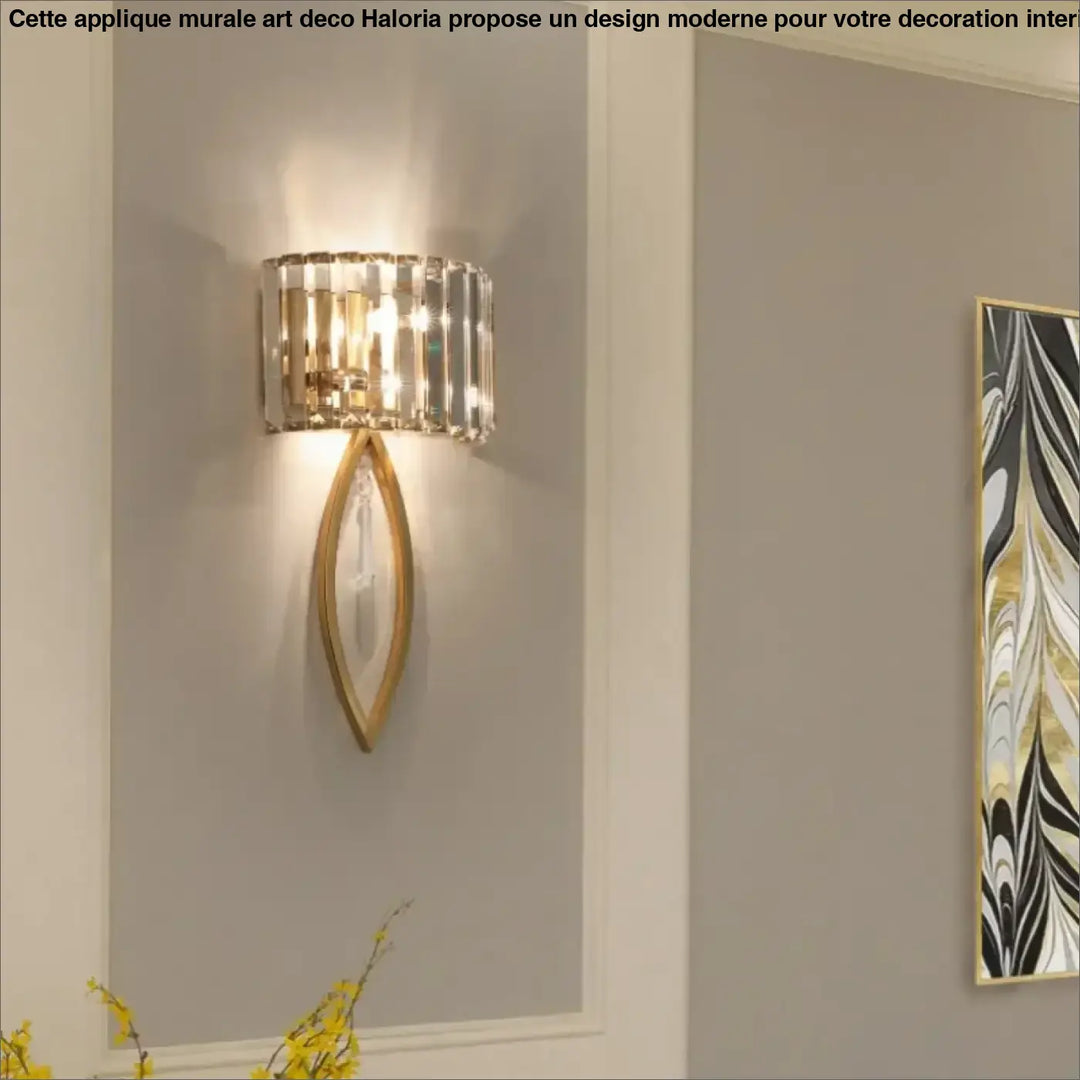 Applique murale art déco avec un design moderne et tendance

