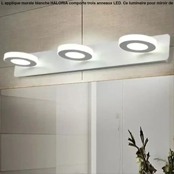 Applique Murale Blanche Pour Miroir De Salle De Bain