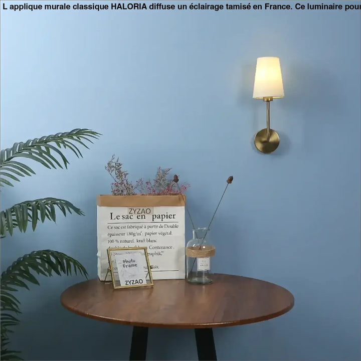 Applique Murale Classique Pour Chambre D’Adulte En Métal