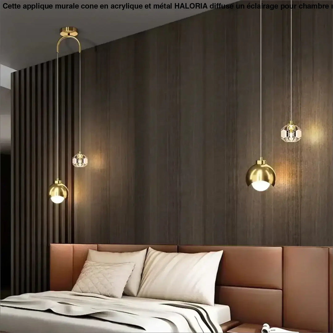 Suspensions Duo Noir Et Doré Design Pour Décoration Moderne

