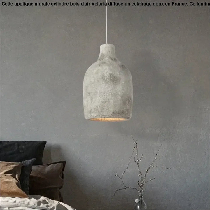 Suspension luminaire chic en résine forme organique moderne