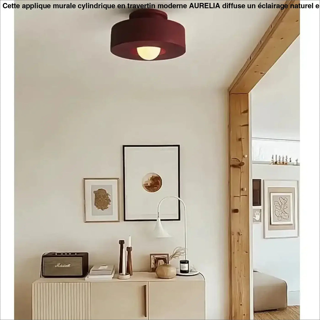Plafonnier compact style scandinave au design moderne