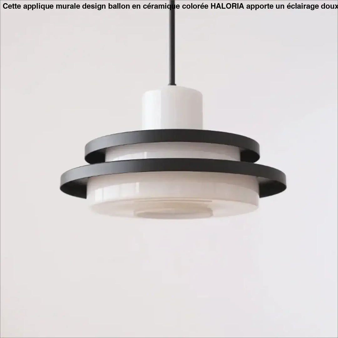 Suspension luminaire vintage scandinave rouge noir ou rouge