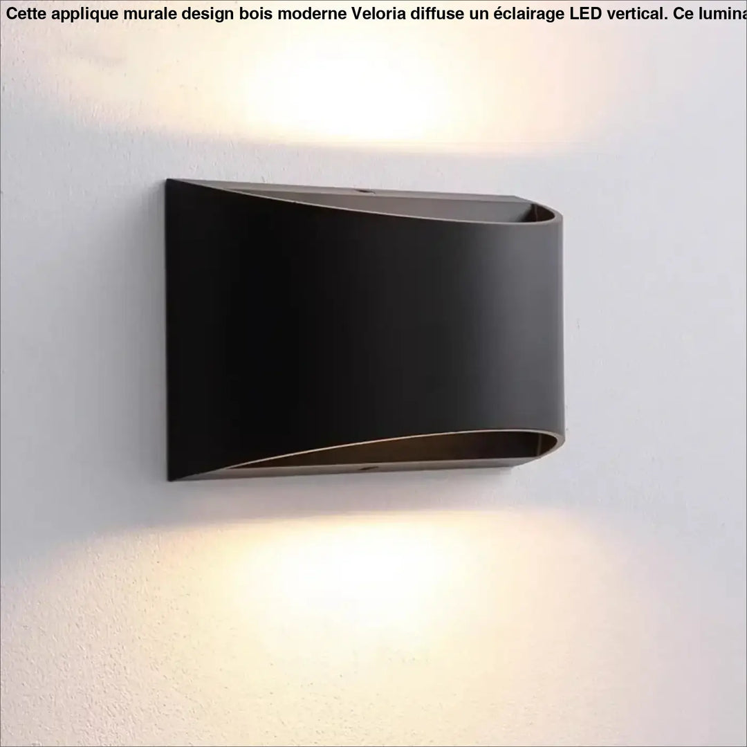 Applique Murale LED Moderne Noire Ou Blanche Style Minimaliste

