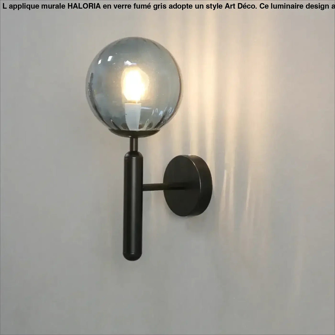 Applique murale en verre transparent design moderne