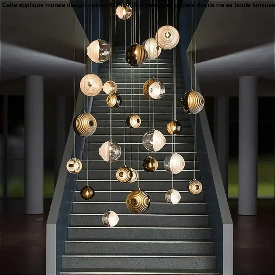 Suspension décorative haut de gamme en cristal élégante