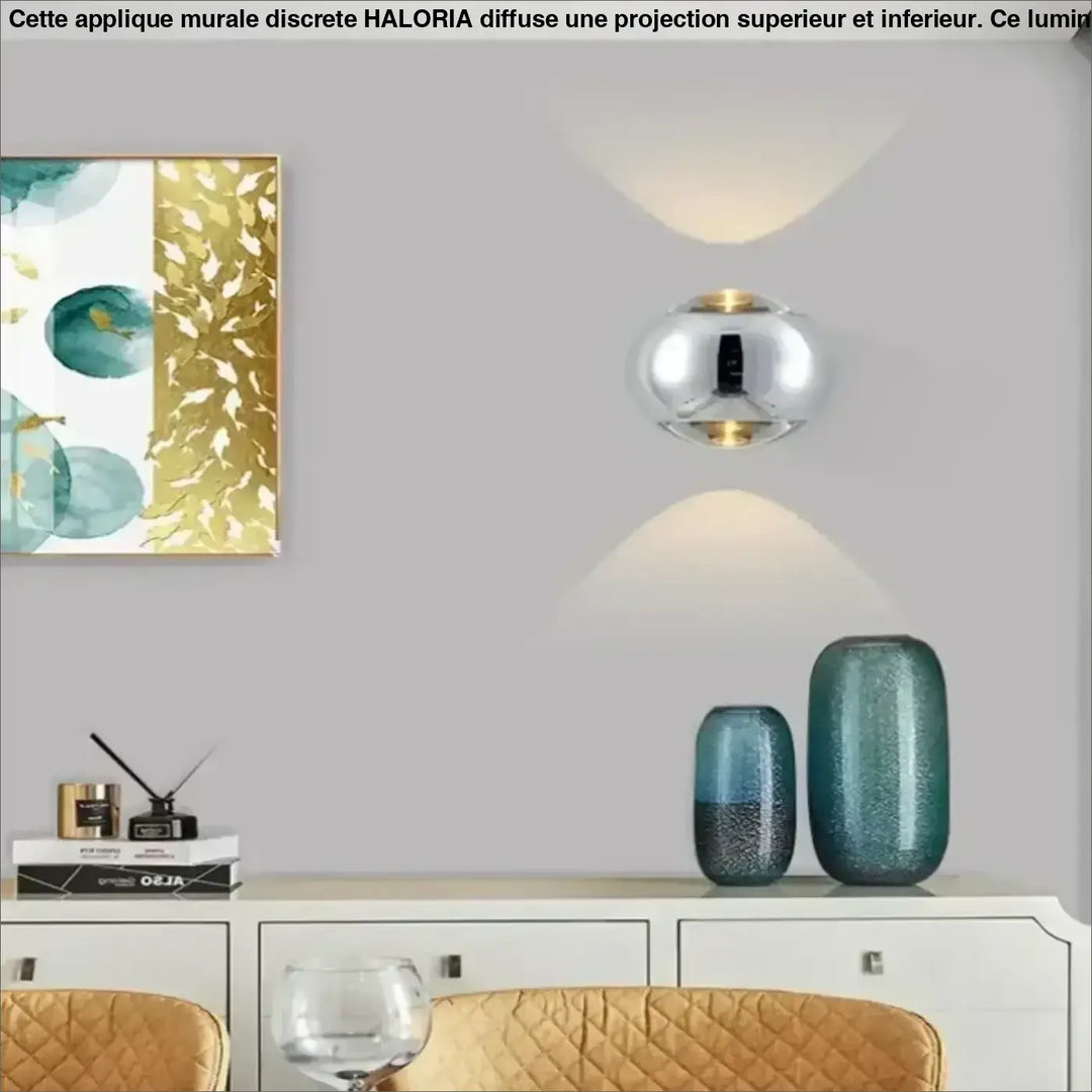Applique Murale Discrète À Projection Supérieure Et Inférieure