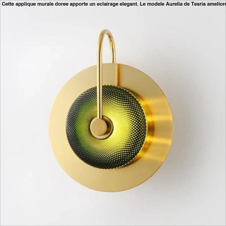 Applique Murale Dorée Chambre Design Contemporain