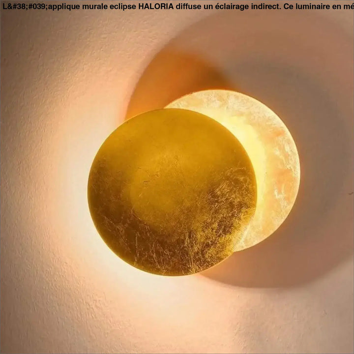 Applique Murale Eclipse Aluminium Moderne