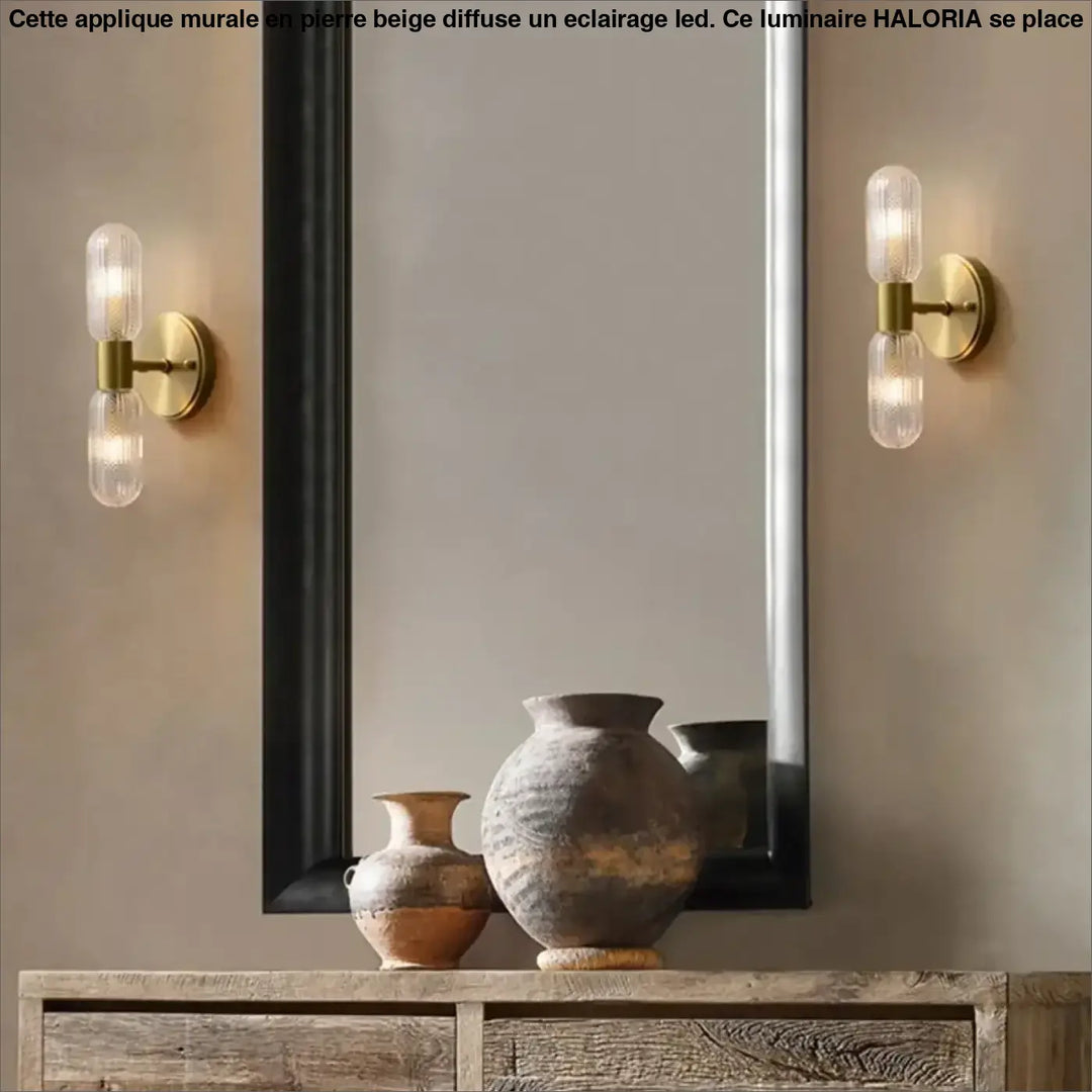 Applique Murale Moderne Au Style Vintage Tubulaire