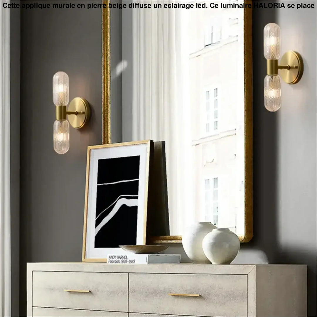 Applique Murale Moderne Au Style Vintage Tubulaire