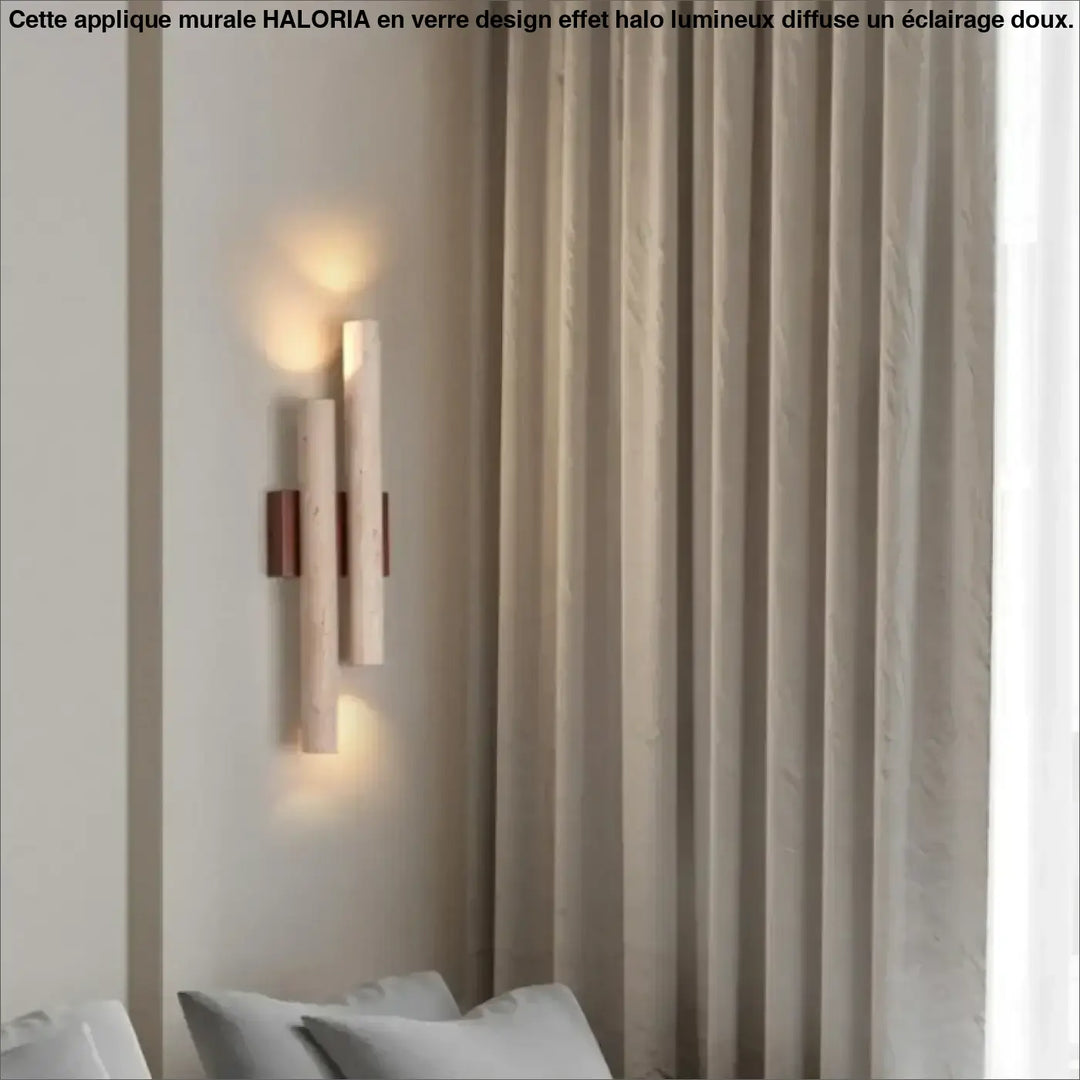 Applique Murale Verticale En Bois Design Minimaliste

