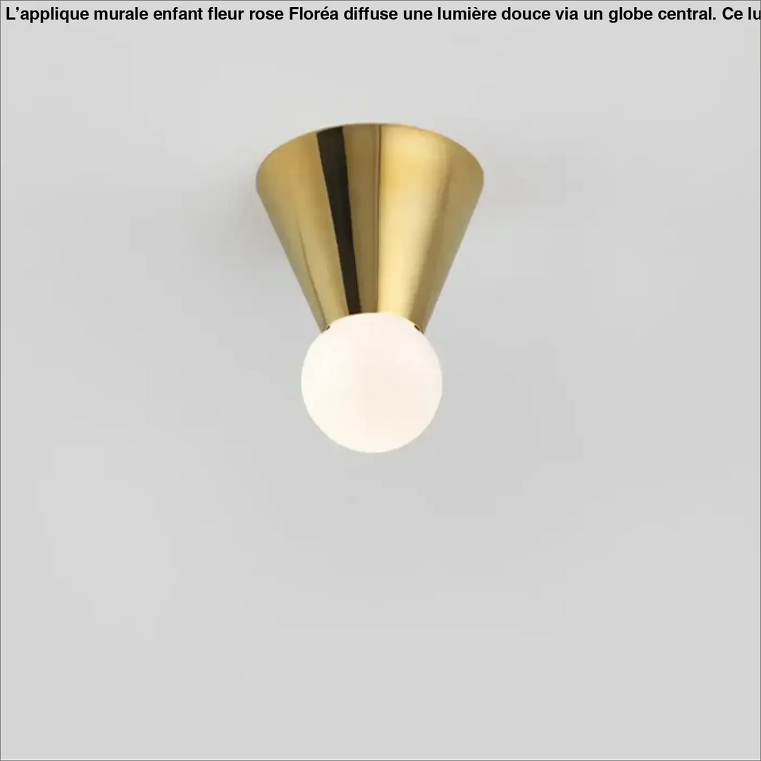 Plafonnier Design Minimaliste En Laiton Brossé

