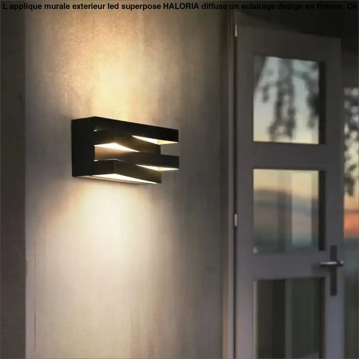 Applique Murale Extérieur LED Superposé Moderne