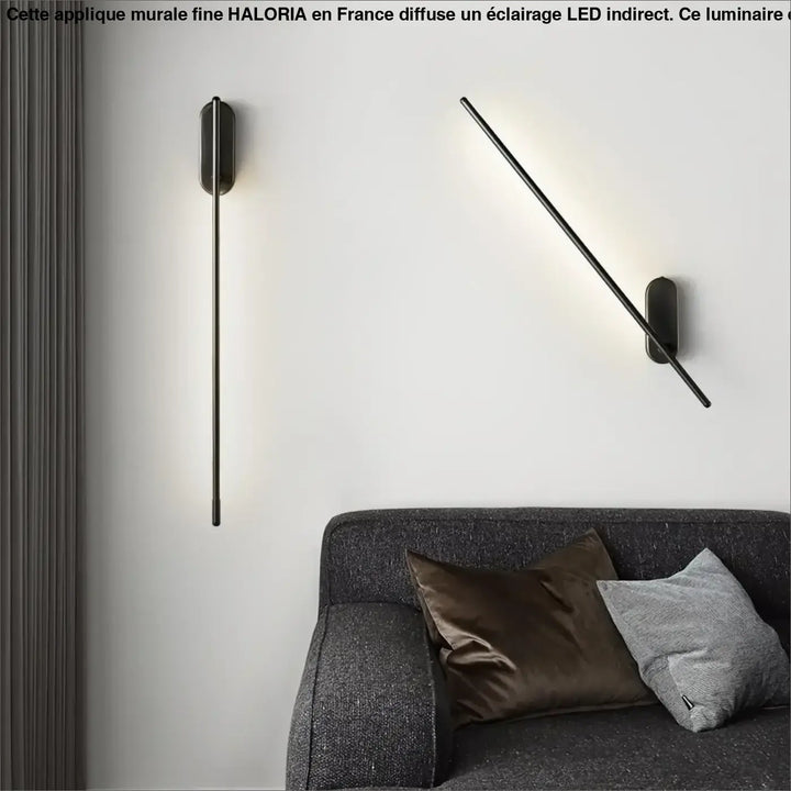 Applique Murale Salon Design Vertical Barre Fine