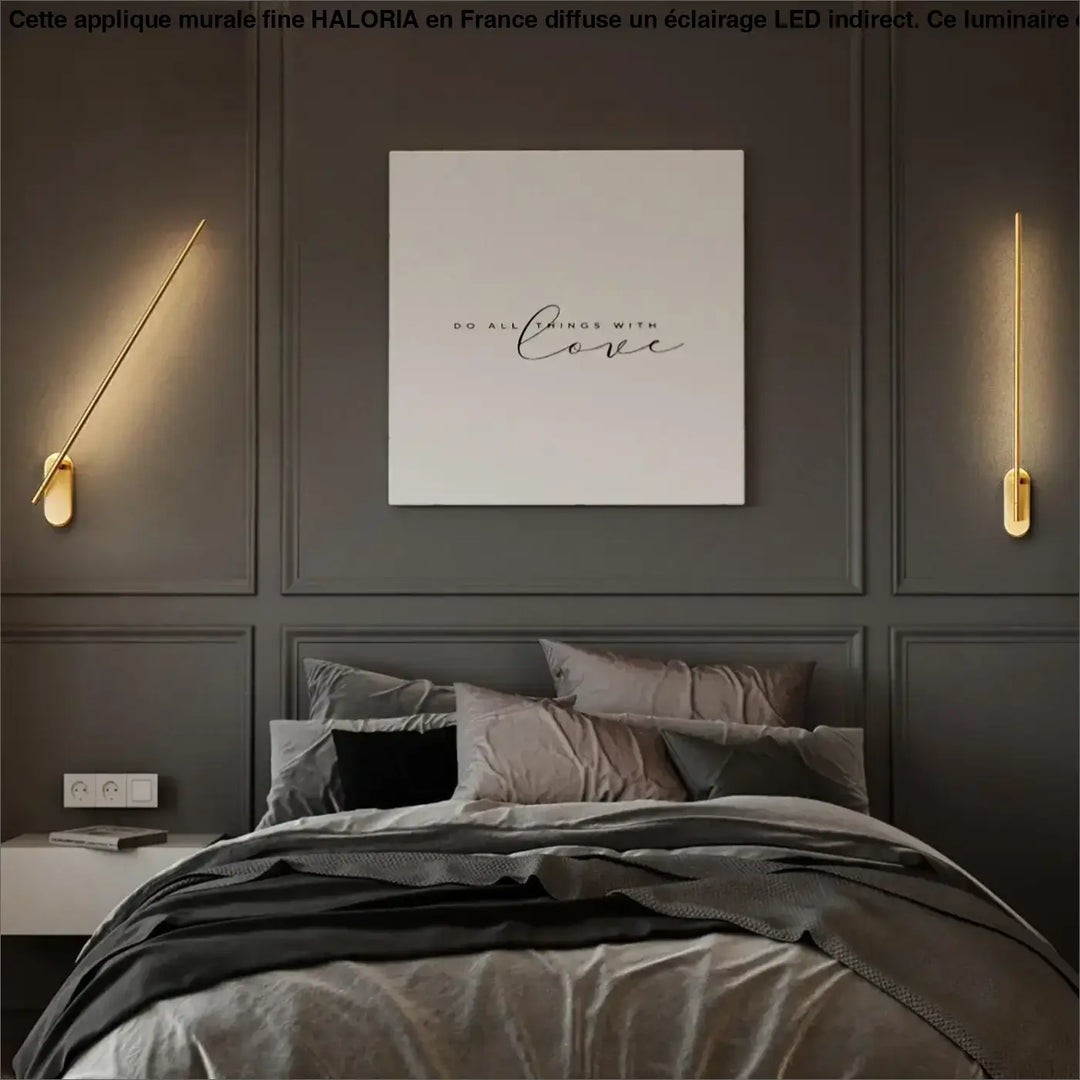 Applique Murale Salon Design Vertical Barre Fine