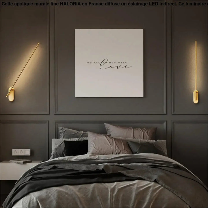Applique Murale Salon Design Vertical Barre Fine