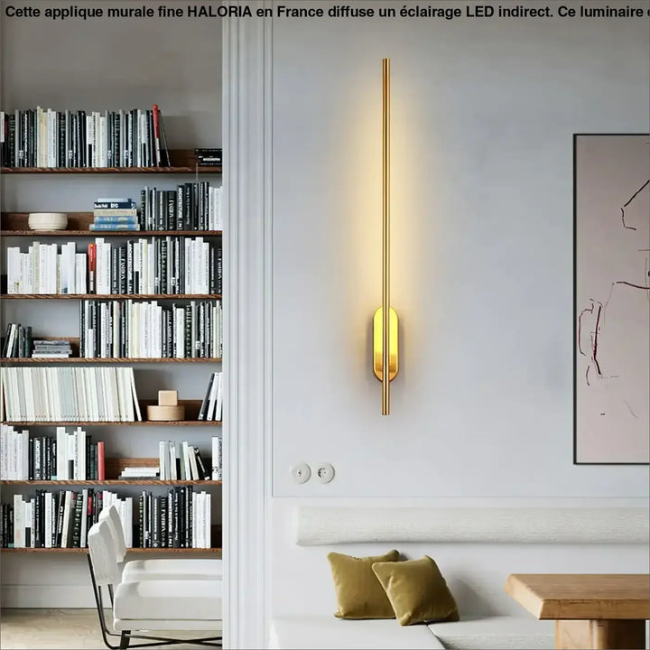 Applique Murale Salon Design Vertical Barre Fine