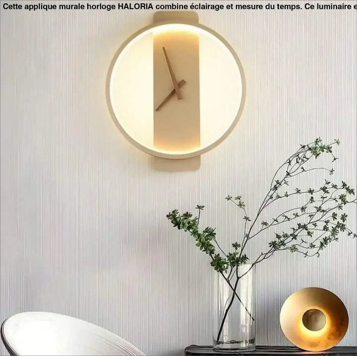 Applique Murale Horloge En Aluminium Noir Ou Or