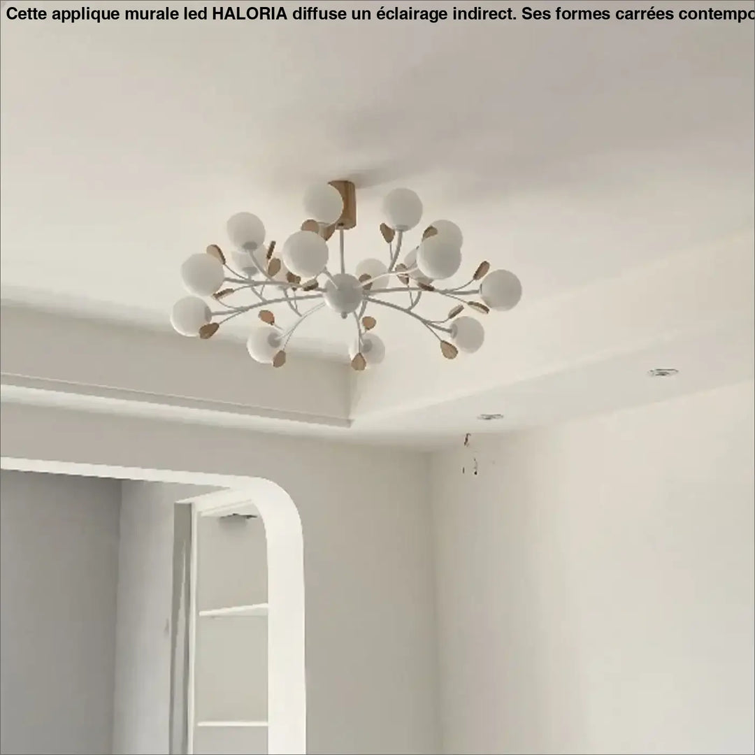 Suspension luminaire nordique de luxe avec branches élégantes