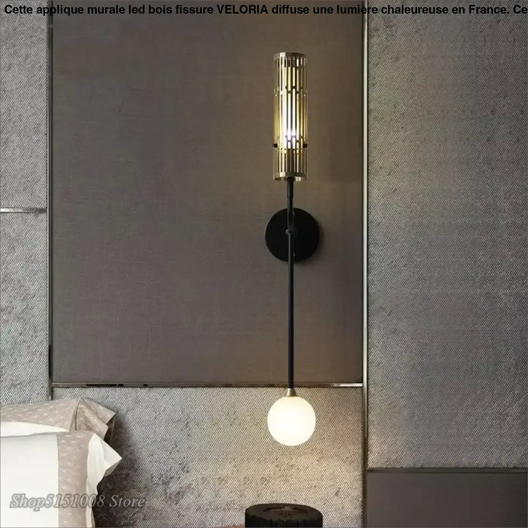 Applique Murale Dorée Style Vintage Pour Tête De Lit