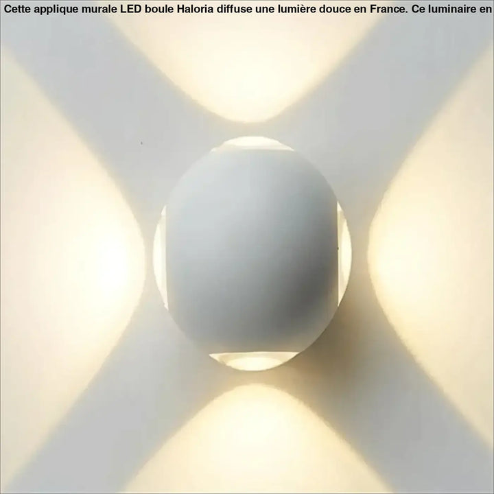Applique Murale LED Boule Aluminium