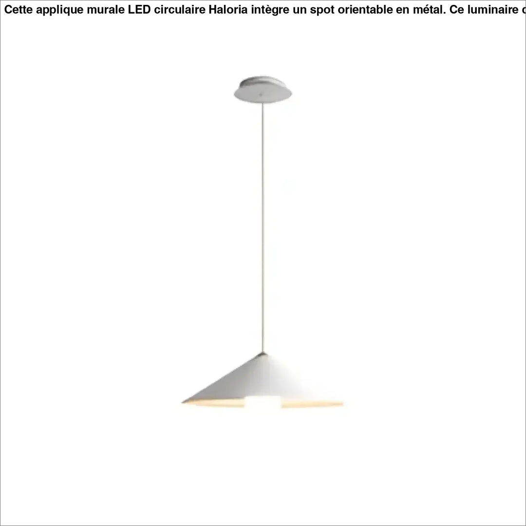 Suspension luminaire temari blanc conique avec design minimaliste et cordon fin pour luminaire moderne suspension luminaire moderne