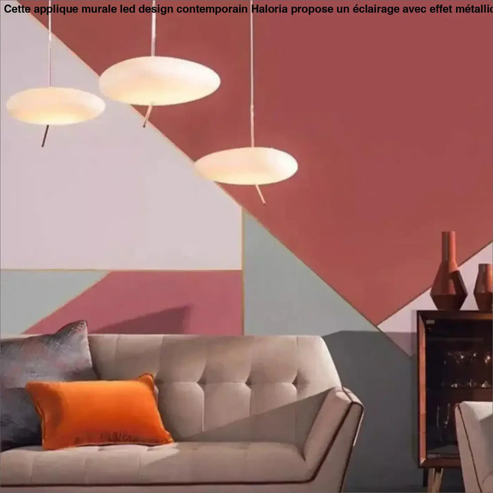 Suspension luminaire minimaliste blanca avec trois suspensions blanches au design sculptural, idée cadeau élégante
