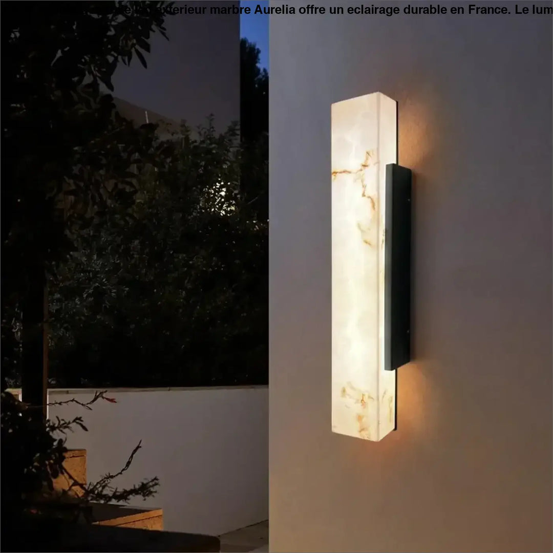 Applique Murale LED Extérieur Effet Marbre