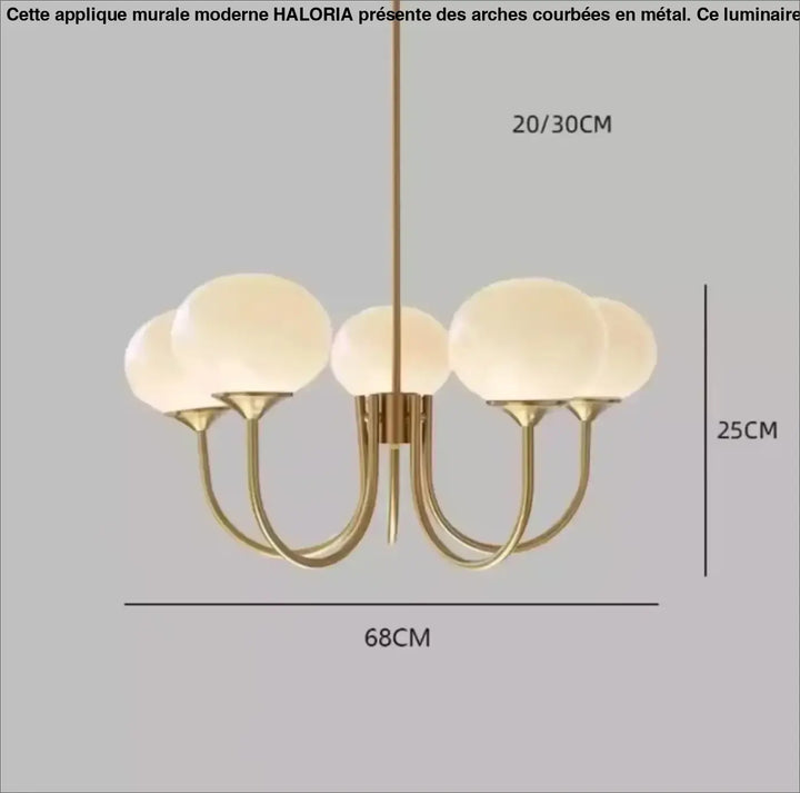 Suspension luminaire rétro en finition crème au style élégant