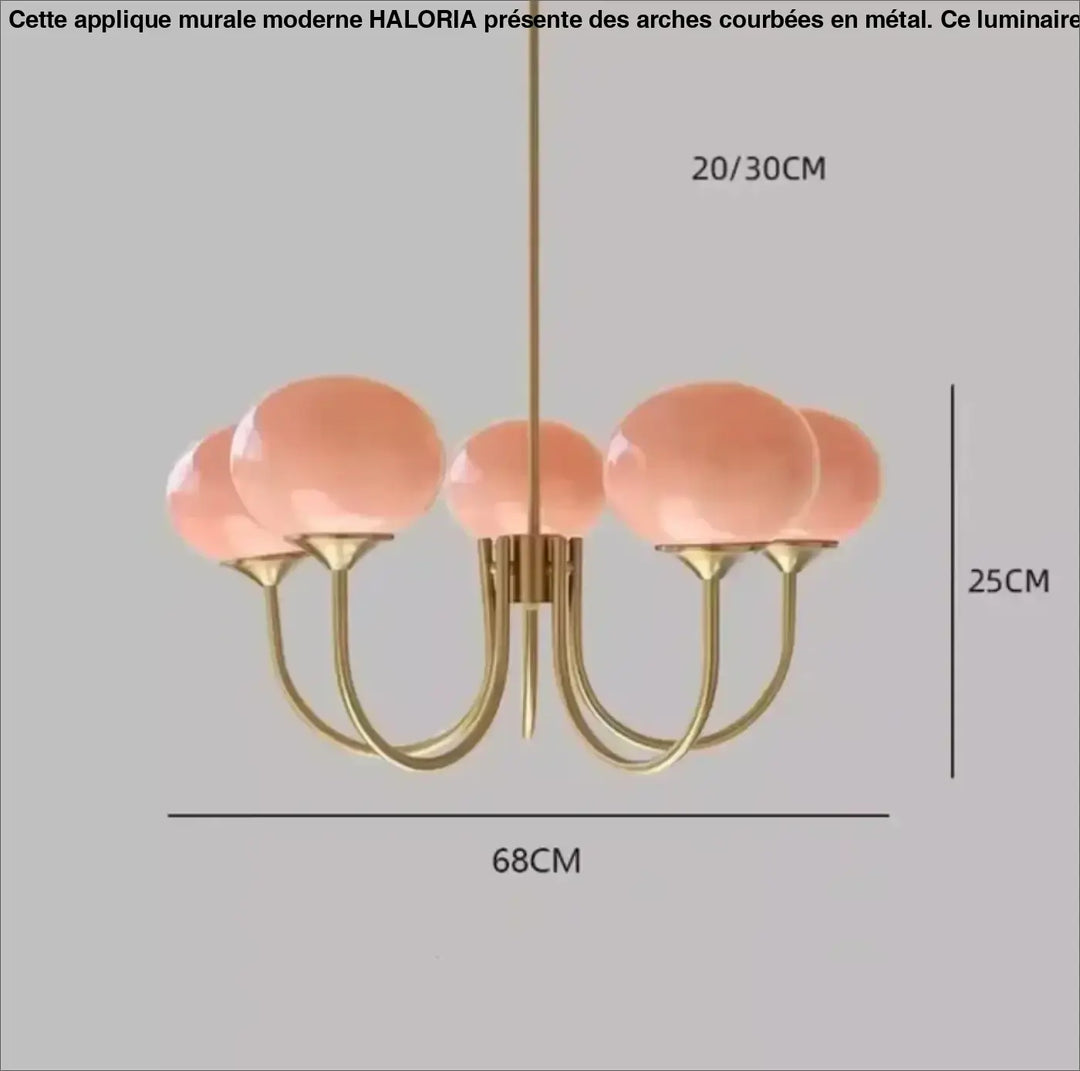 Suspension luminaire rétro en finition crème au style élégant