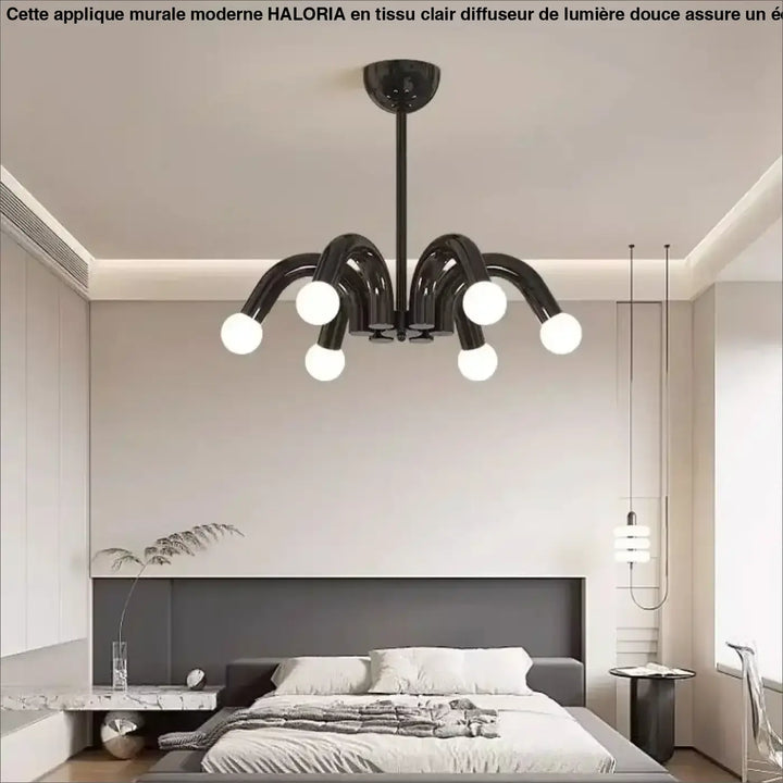 Suspension Luminaire Moderne Original Avec Boules Lumineuses

