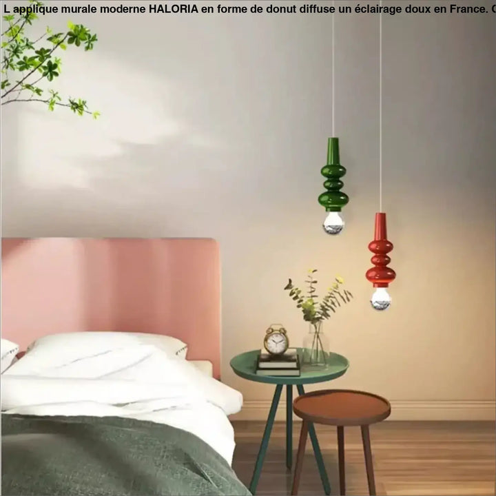 Suspension luminaire minimaliste en métal et verre contemporaine