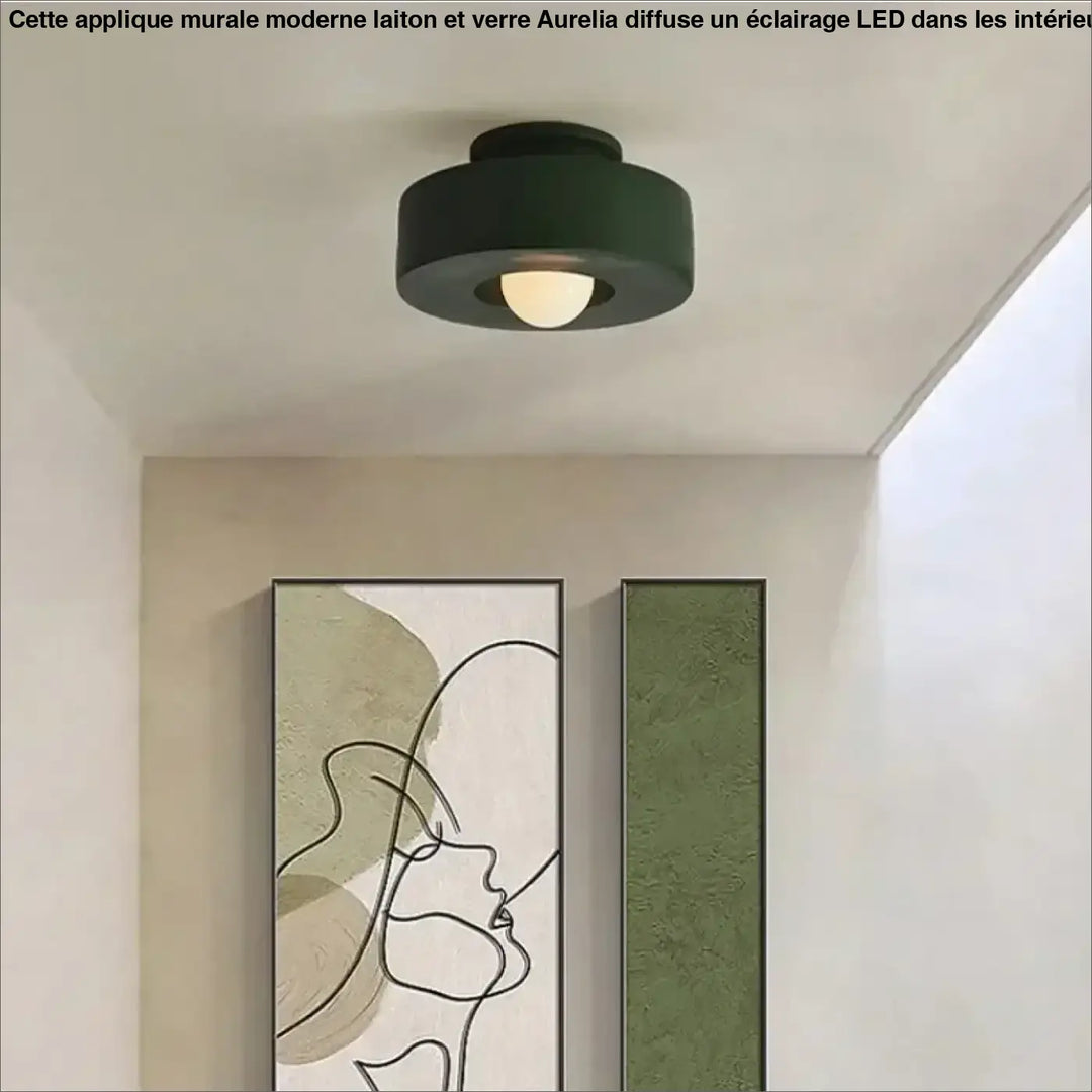 Plafonnier design terracotta look contemporain au style moderne