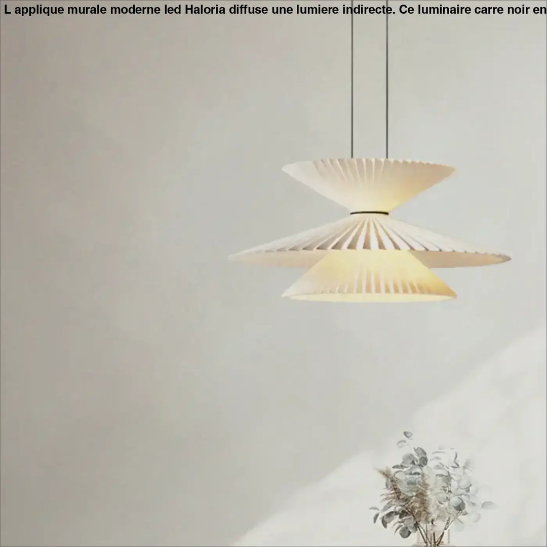 Suspension Luminaire En Papier Style Sculptural À Effet Artistique