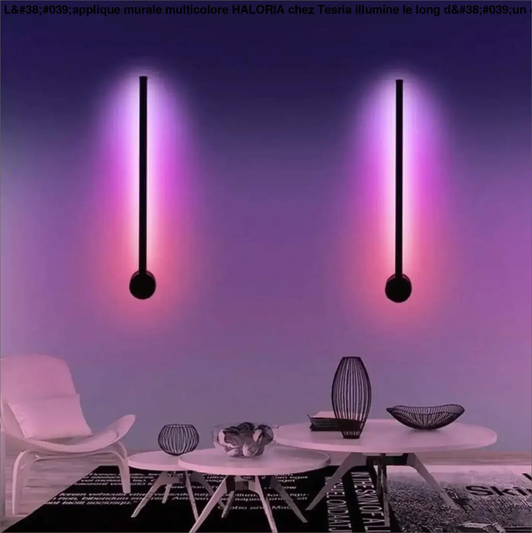 Applique Multicolore En Aluminium Avec Led