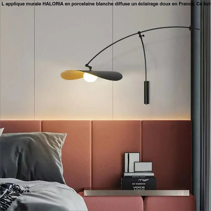 Applique Murale XXL Noire Aluminium Style Épuré