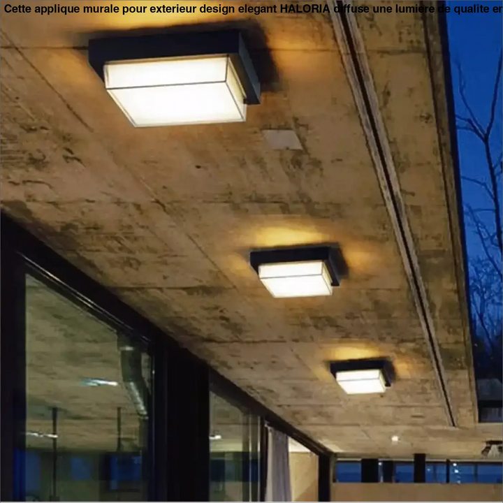 Plafonnier led carré moderne noir et blanc design chic