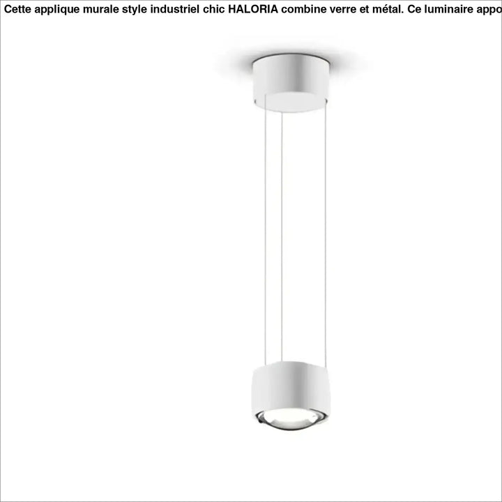 Suspension luminaire briss blanc cylindrique en verre cristallin avec design moderne et suspension luxe en laiton doré