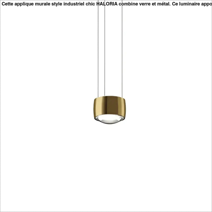 Suspension luminaire briss en laiton doré avec verre cristallin pour une suspension luxe élégante et moderne