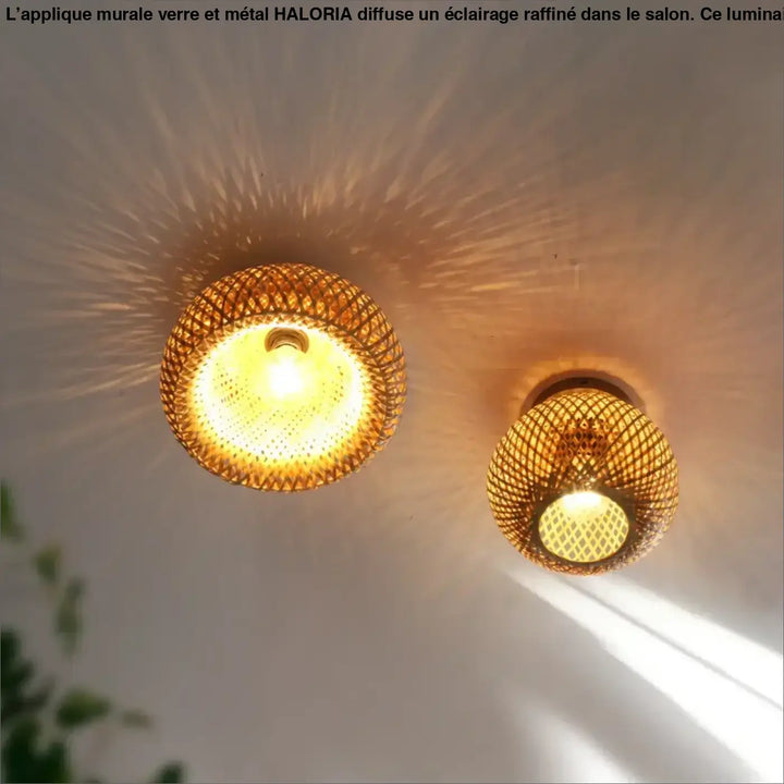 Luminaire plafonnier rotin authentique et intemporel chic