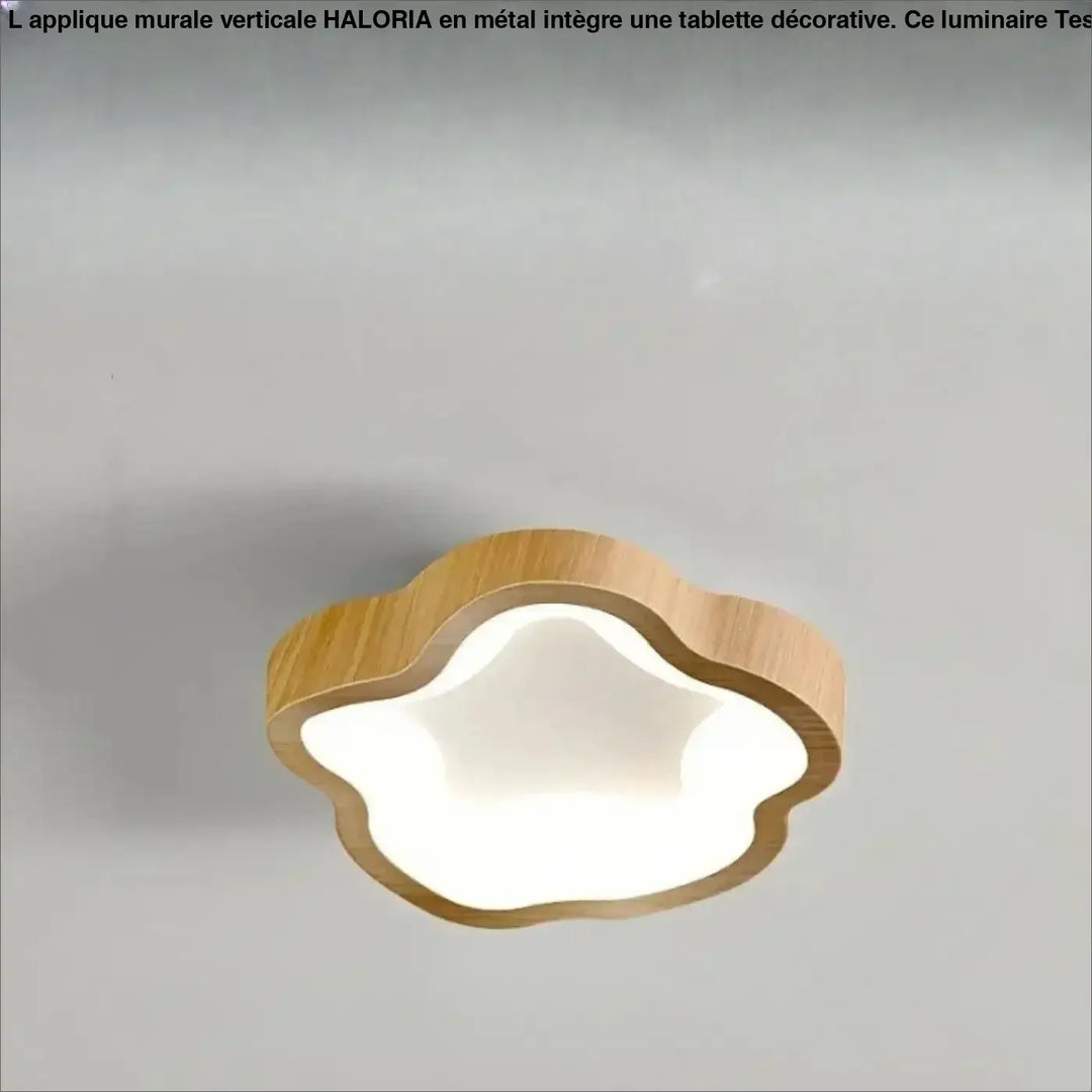 Luminaire plafonnier konja design minimaliste nordique en bois finition chaude pour chambre à coucher avec méthode dinstallation simple
