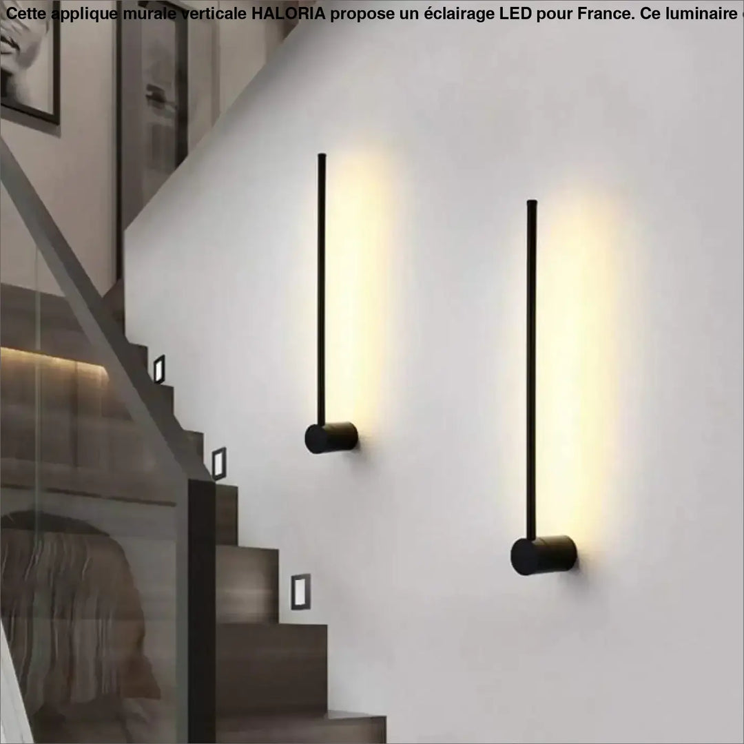Applique Murale Verticale En Aluminium Elegant