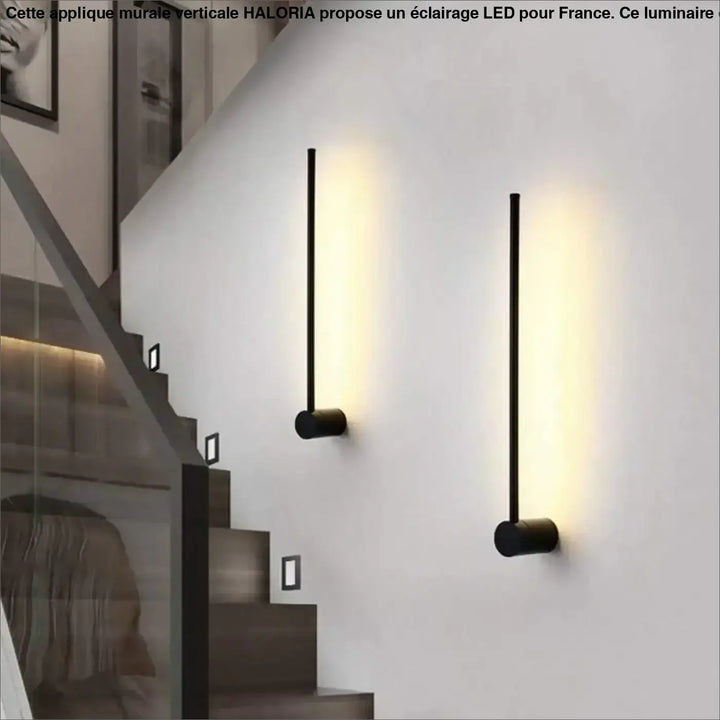 Applique Murale Verticale En Aluminium Elegant