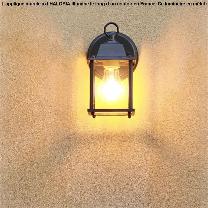 Petit Luminaire Extérieur À Ampoule E27 Noir Pour Façade