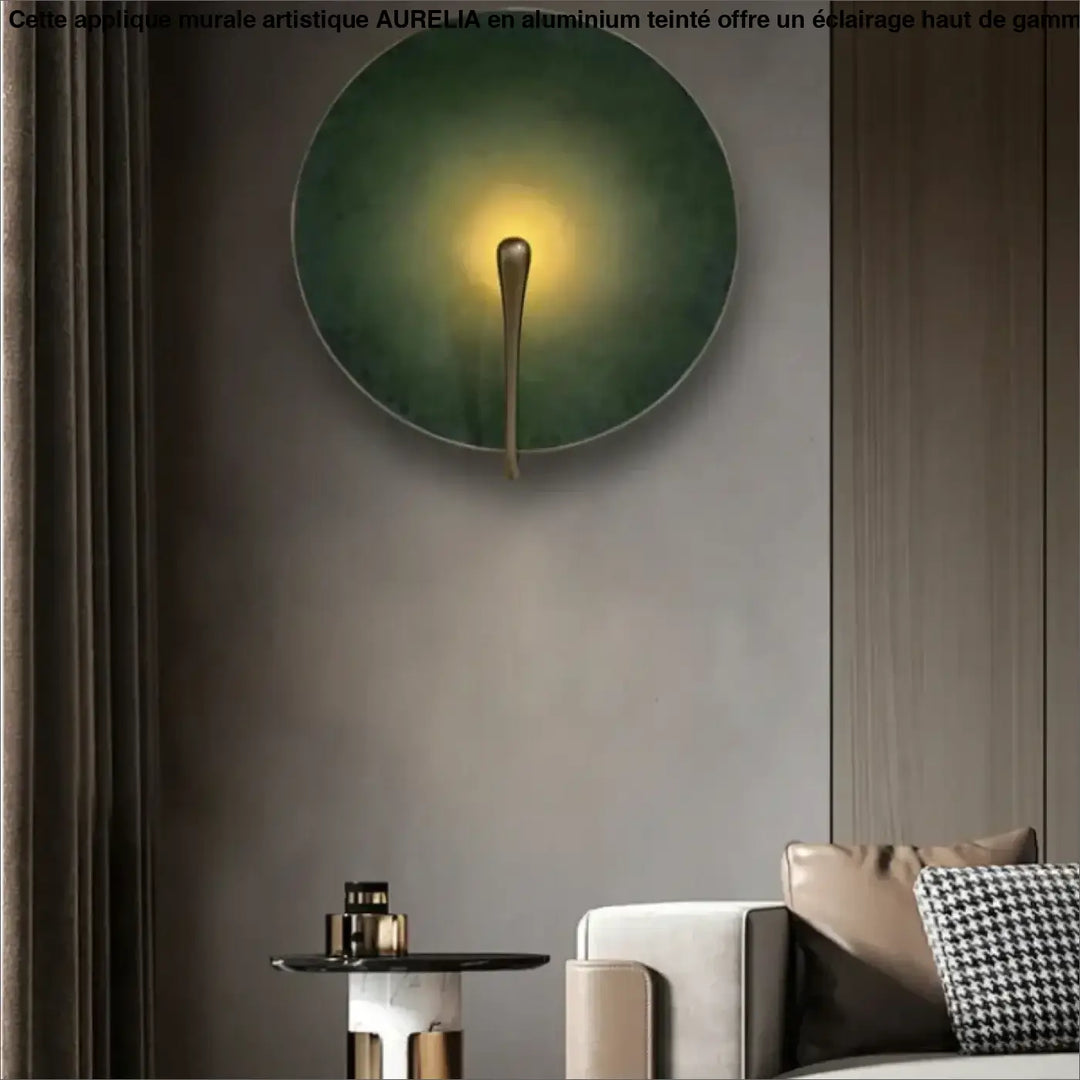 Appliuqe murale artistique haut de gamme en aluminium teinté

