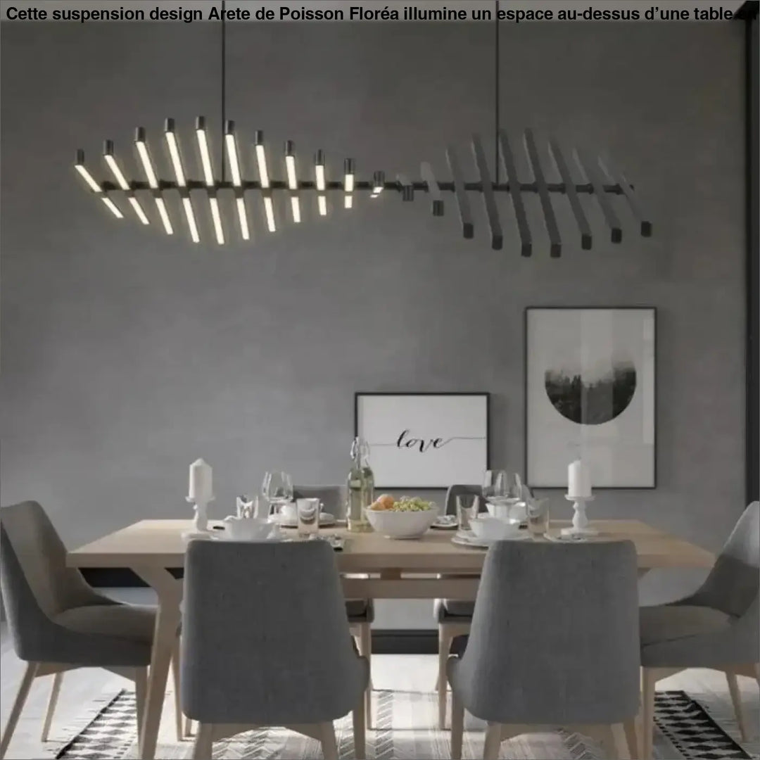 Grande Suspension Design Arête De Poisson