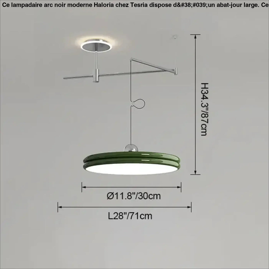 Suspension moderne à bras orientable élégant ambiance